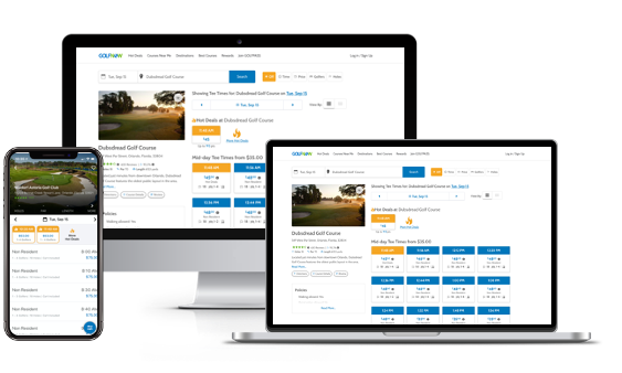 A look at GolfNow's tee time distribution platform. 